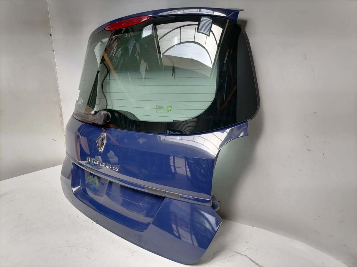 Renault Grand Modus original Heckklappe mit Heckscheibe OV460 K&ouml;nigsblau Bj.2008